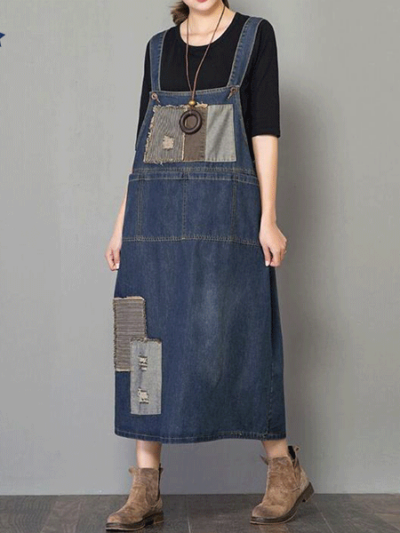 Σαλοπέτες Nahâ Ample Dungarees Dress