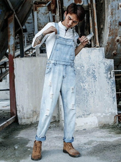 Ανδρική φόρμα Streetwear Dungarees σκι παιδικη