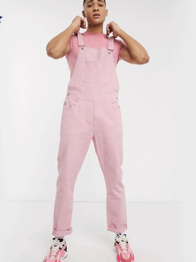 Ανδρικό Ruby Pink Dungarees ζαρα