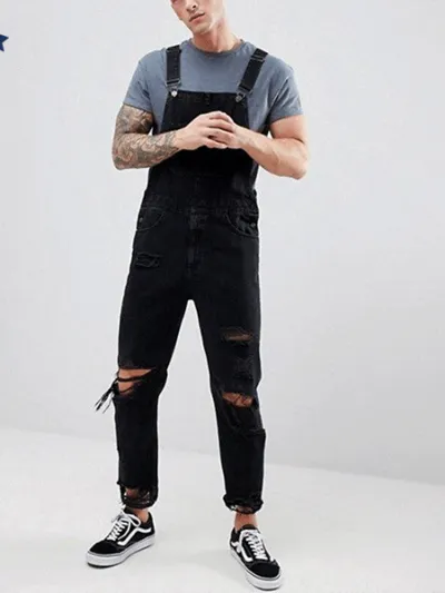 salopette-street-style Detroit Street Style Jean Dungarees